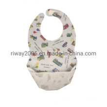 Babetes descartáveis ​​à prova d&#39;água para bebês Conjunto de babadores simples e personalizados para bebês por atacado